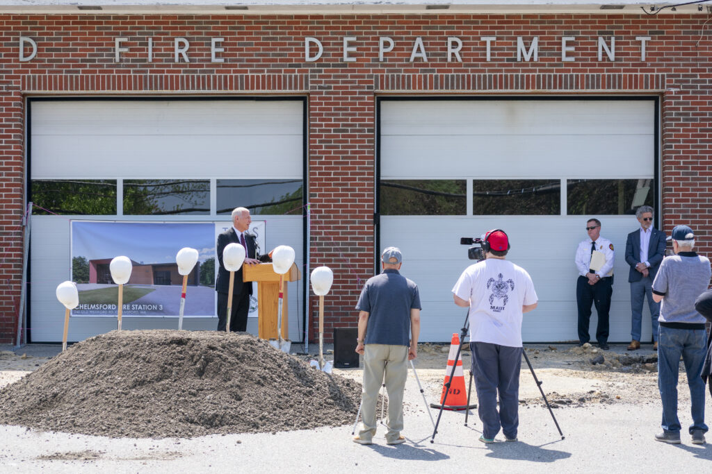 Groundbreaking Ceremony for Chelmsford Fire Stations #3 and #5